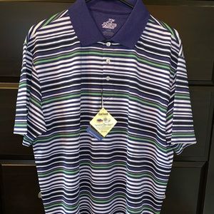 Striped polo